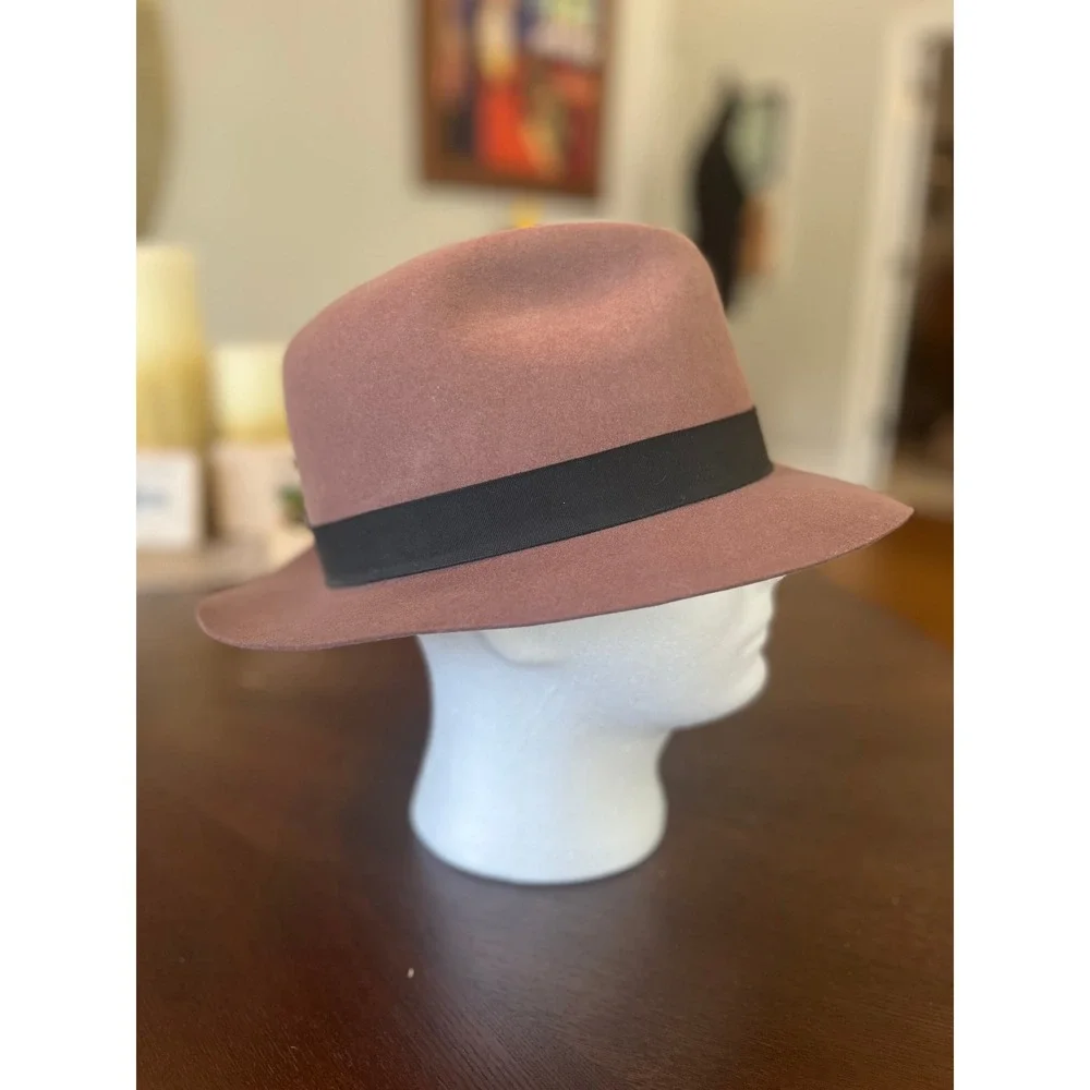 Country Gentleman Fedora Mens Medium Brown Excellent Dynafelt Wool Vintage Hat